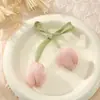 Decoração de Bolo para o Dia 512 das Enfermeiras com Topper de Acrílico de Tulipa Enfermeira, Inserção de Anjo Branco Feliz Feriado