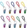 Amazon série de chaveiros de corda trançada criativos para chaveiro de carro shein moda chaveiro de carro corda de couro de desenho animado