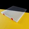 Caja Cuadrada Gran Capacidad Caja de Plástico PP Rectangular Transparente Caja de Embalaje Caja de Almacenamiento de Tarjetas para Libro de Imágenes para Niños con Tapa