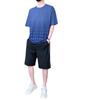 Traje deportivo de verano 2024 para hombre, ropa de secado rápido para hombre, traje de fitness para correr, camiseta de manga corta de seda de hielo y pantalones cortos