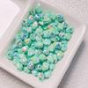 Cuentas de carambola bañadas en color UV de alta calidad, cuentas con forma de agujero recto, cuentas acrílicas para bricolaje, cadena para teléfono móvil, material con cuentas, accesorios de joyería