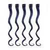 Extensões de Cabelo Cacheado Tingido Colorido para Pendurar na Orelha no Atacado, Um Cartão de Mechas para Mulheres, Mechas Naturais Invisíveis, Mechas Rosas