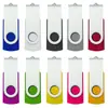 Pen Drive USB Rotativo 64g Pen Drive USB de Metal 16G32G Logotipo da Empresa Licitação USB Transfronteiriço Presente Pen Drive USB Estoque Atacado