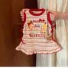 Vestido Casual de Jardín de Infancia para Niñas 2026 Nuevo Verano Niña Pequeña Bebé Vestido Chaleco Elegante Lindo Moderno