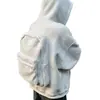 Marca de moda transfronteriza, mochila 3D, cárdigan, sudadera con capucha para hombres y mujeres, diseño casual con cremallera, prenda exterior casual versátil