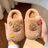 Chinelos de Algodão Infantis para Meninos e Meninas, Novo Estilo Inverno 2026, Para Casa, Bebê, Crianças, Meninos, Casa, Chinelos Felpudos