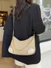 Bolso de Mujer de Alta Gama 2025 Nueva Moda Viajero Retro Estampado Bolso de Hombro Casual Cruzado Bolso Silla de Montar de Alta Gama