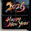 2026 Ano do Cavalo Adesivos para Vidro de Janela Adesivos Decorativos de Ano Novo Adesivos de Bênção para Porta Festival da Primavera Novos Adesivos Estáticos para Janela Sem Cola