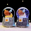 Transmisión en Vivo Decoración de Bola de Cristal con Espuma Sabor Naranja Regalos Adornos Creativos Decoración del Hogar Regalos Recomendados Venta al por Mayor