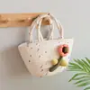2026 Nuevo Estilo Bolso de Mano de Verano para Mujer Bolso Tote Tejido Bolsa de Mano de Cuerda de Algodón para Viaje y Playa Venta al por Mayor Transfronteriza