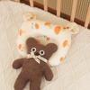 Almohada de Algodón Crepé para Bebé para Moldear la Cabeza Anti-Excéntrica Almohada para Corrección de la Forma de la Cabeza del Bebé Almohada Confort de Gasa para Recién Nacido para las Cuatro Estaciones