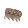 Pente de Cabelo Coreano Brilhante e Colorido com Efeito Deslumbrante, Novo Grampo de Cabelo Elegante de Princesa, Pente de Cabelo para Penteados Altos e Presilha de Cabelo para Franja