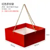 Caja de Regalo Mooncake Cuadrícula Roja de Nueve Cuadros Caja Transparente de Empaque para Regalo Caja de Cuadrícula de Nueve Cuadros Pastel Chino Caja Vacía