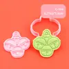 Molde para Galletas Temático Navideño Dibujo Animado Regalo de Navidad Galleta Artificial Prensado Estéreo 3D Herramienta de Horneado para Fondant
