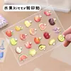 Pegatinas de Transferencia de Frutas y Hello Kitty Transparentes e Impermeables Pegatinas Adhesivas Creativas para Cuaderno