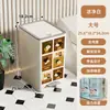 Cubo de basura para uso doméstico en sala de estar, cocina, baño, inodoro, dormitorio, gran capacidad, operado con pedal, con tapa, no necesita agacharse, cubo de basura a prueba de olores