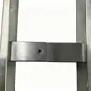 Manija Sencilla de Acero Inoxidable para Puertas de Vidrio, Puertas Correderas, Puertas de Madera, Puertas sin Marco, Manija de Tubo Cuadrado, Manija para Puerta de Vidrio