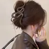 Grampo de Cabelo para Mulheres com Acabamento de Luxo, Novo Tamanho Grande 2025 para Cabelos Grossos, Adequado para Cabelos Finos, Coque, Rabo de Cavalo Alto e Parte de Trás da Cabeça, Presilha Jacaré