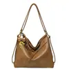 Bolsa Tote Multifuncional Bolsa Feminina Novo Estilo Grande Capacidade Mochila para o Dia a Dia Bolsa de Ombro Bolsa Transversal Bolsa de Duas Vias Mochila