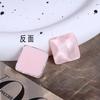 Parche cuadrado de 16 mm con ondas de agua, material cuadrado hecho a mano para bricolaje, aretes, accesorios para el cabello, funda para teléfono móvil, zapatos, accesorios florales