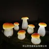 Un Juego de 5 Lámparas de Hongo Avatar Escultura Luminosa de Resina y Fibra de Vidrio Iluminación de Parque Lámparas de Modelado de Paisaje