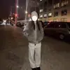 La Versión Correcta de Pantalones Casuales Grises con Cremallera Estilo Coreano Inspirados en Jennie, Tipo Falda, Falso Dos Piezas, Pierna Recta, Pantalones Largos