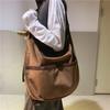 Bolso Nuevo para Mujer Estilo Japonés Estilo Coreano Estilo Literario Bolso de Hombro para Estudiante Versátil Sencillo Chic Oscuro Bolso Cruzado