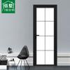 Perfil de Acero de Aleación de Aluminio Puerta de Vidrio de Borde Estrecho Diseño de Puerta de Baño de Aleación de Titanio-Magnesio Interior de Cocina Borde Extremadamente Estrecho
