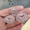 Colgante Nube de Calcedonia Tipo Hielo Natural para Hombres y Mujeres, Adorno de Jade, Colgante Nube de la Paz Estilo Pareja de Ágata