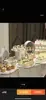 Nuevo Estante Blanco para Mesa de Postres Madera Acrílico Blanco Soporte de Exhibición para Mesa de Postres Decoración de Mesa