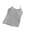 Nueva Camisola de Encaje de Látex con Sensación de Hielo Estilo Coreano con Copas Fijas, Top Versátil de Algodón Puro para Mujer