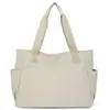 Bolso de mano de nylon grueso estilo japonés casual minimalista para ir al trabajo, gran capacidad, bolso de mano/hombro artístico para estudiante