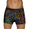 Ropa Interior Masculina Adulta Europea y Americana de Pascua Impresa en 3D de Seda de Leche de Cintura Media Sexy tipo Boxer