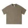 RJ Camiseta Masculina Leve Board DIY Marca Antiga Algodão Pesado Casal Manga Curta Masculina e Feminina Pressão