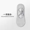 Calcetines de Yoga Antideslizantes de Silicona Transpirables Finos de Color Sólido Calcetines Tobilleros para Mujer Verano Fitness Deportivo Interior Calcetines para Mujer Pilates