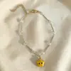 ¡Collar Estrella de Vitalidad de Verano! Collar con Colgante de Estrella Femenino con Cadena Transparente de Cristal Fresco y Cadena para Clavícula