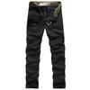[9617] Calças casuais finas masculinas de verão, direto da fábrica, macacão multibolsas, elástico reto masculino, militar