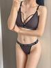 Estilo francés sexy deseo puro belleza espalda descubierta sujetador envuelto en el pecho traje de ropa interior estudiante chica cómodo push up transpirable verano