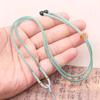 Collar de cuerda simple tejida al por mayor, colgante de cuerda, anillo, colgante de jade, candado de nube auspiciosa, hebilla de seguridad, cordón ajustable