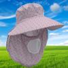 Sombrero para mujer de verano con protección solar, sombrero para el sol, sombrero para exteriores para ciclismo con cubierta facial, sombrero para el sol, sombrero para el sol de ala ancha, sombrero para la recolección de té, envío gratis