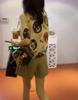 Fuerte 9531 Da Ai Mei Yi Yuan Verano Nuevo Estilo Coreano Moda Estampado Patrón Animal Manga Corta Adelgazante Top de Moda para Mujer