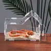 Caixa Magnética Transparente de Acrílico Montada Caixa para Répteis Caranguejo Eremita Lagarto Tanque de Criação de Répteis de Estimação Caixa de Criação de Répteis de Estimação