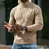 En stock jersey de punto para hombre nuevo transfronterizo 2026 invierno estilo europeo y americano cuello alto de punto talla grande de punto moderno