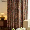 1 pieza Nuevo 2026 Flores Coloridas Multicolor Uso Doméstico Oscurecimiento Aislamiento Térmico Engrosado Sala de Estar Dormitorio Decoración Desgaste