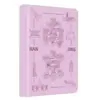 Colección de Sellos de Atracciones de Nanjing Cuaderno de Viaje de Nanjing Cuaderno de PU Imán Creativo para Refrigerador Bloc de Notas