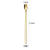 Cuchara Cuadrada de Acero Inoxidable 304, Cuchara de Café de Lujo para Bar, Cuchara de Postre de Mango Largo, Cuchara para Revolver, Cuchara para Hielo