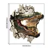 Nuevos adhesivos de pared 3D de fábrica pared rota nave espacial Planeta Dinosaurio sala de estar dormitorio habitación infantil pared de fondo pintura decorativa una variedad