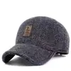 Moda Outono e Inverno Estilo Coreano Boné de Beisebol Masculino para Exterior Versátil Proteção de Orelha Lã Espessada Casual Moda Chapéu Quente