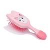 Peine portátil con estampado de animales para niños, peine de peluquería con forma de oreja de gato, diseño de logotipo, para cabello liso
