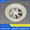 Os fabricantes de tomada de redemoinho circular fornecem liga de alumínio elétrica de saída de redemoinho de ventilação com temperatura controlada por atacado